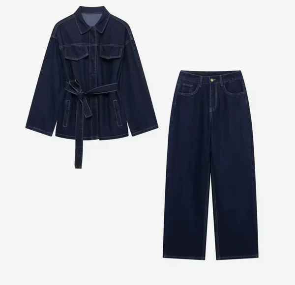 Elegantes Denim-Set