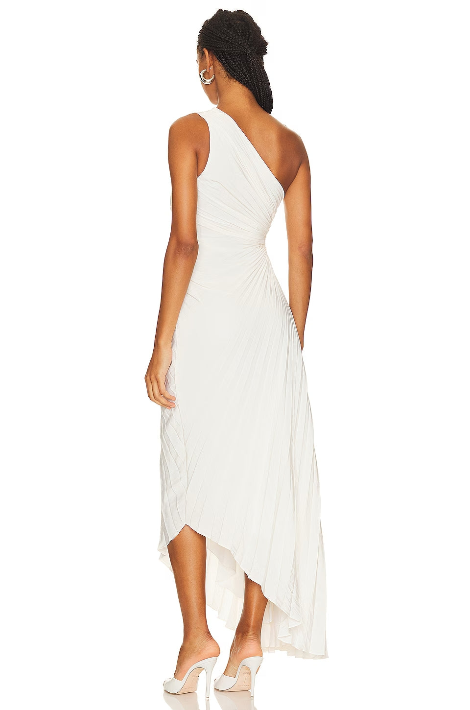 Elira Plissée – Elegantes Kleid mit Cutout-Detail