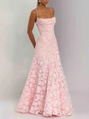 Rosalie – Zartes Maxikleid mit Spitzendetail