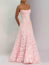 Rosalie – Zartes Maxikleid mit Spitzendetail
