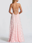 Rosalie – Zartes Maxikleid mit Spitzendetail