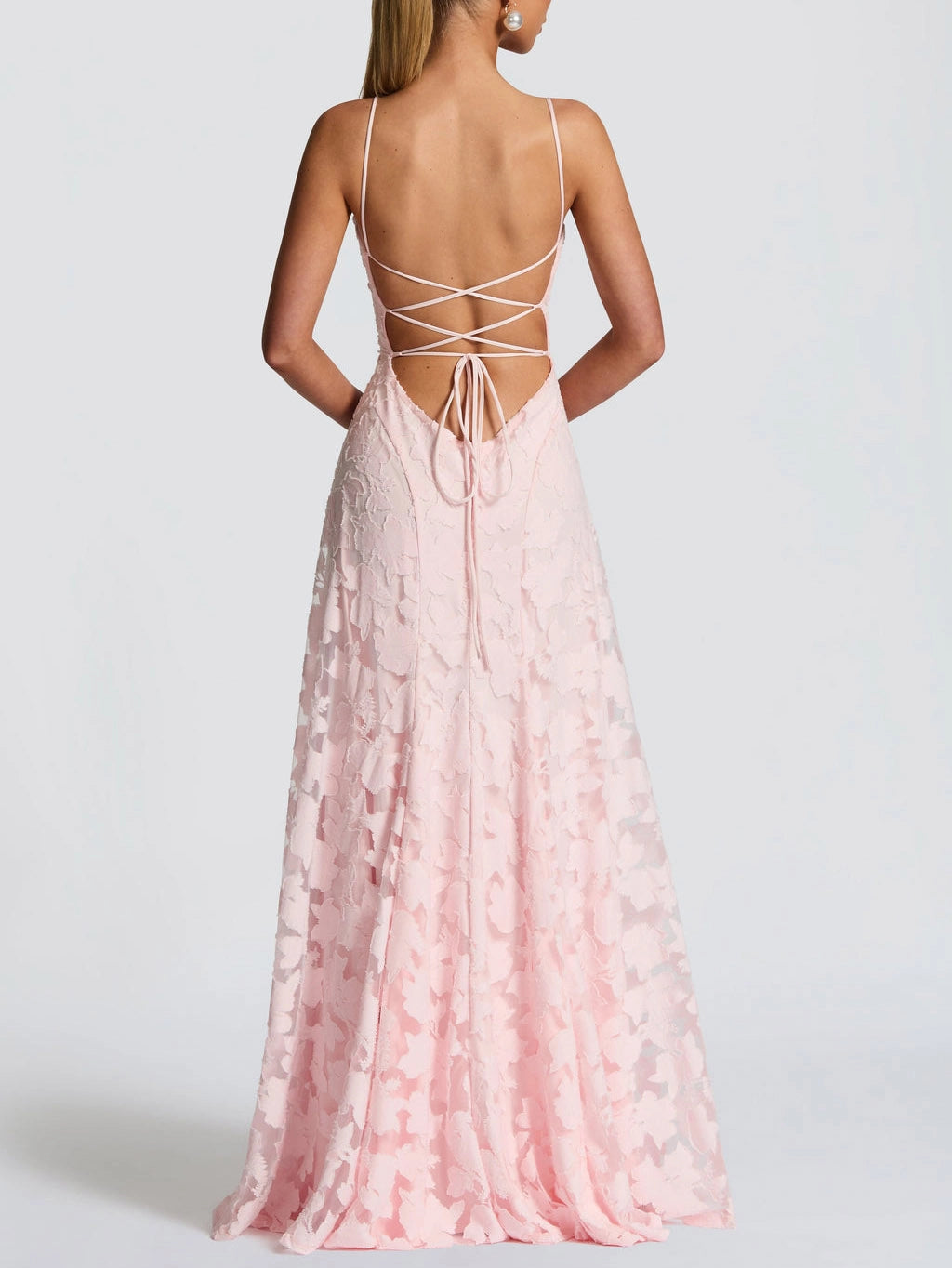 Rosalie – Zartes Maxikleid mit Spitzendetail
