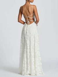 Rosalie – Zartes Maxikleid mit Spitzendetail