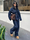 Elegantes Denim-Set