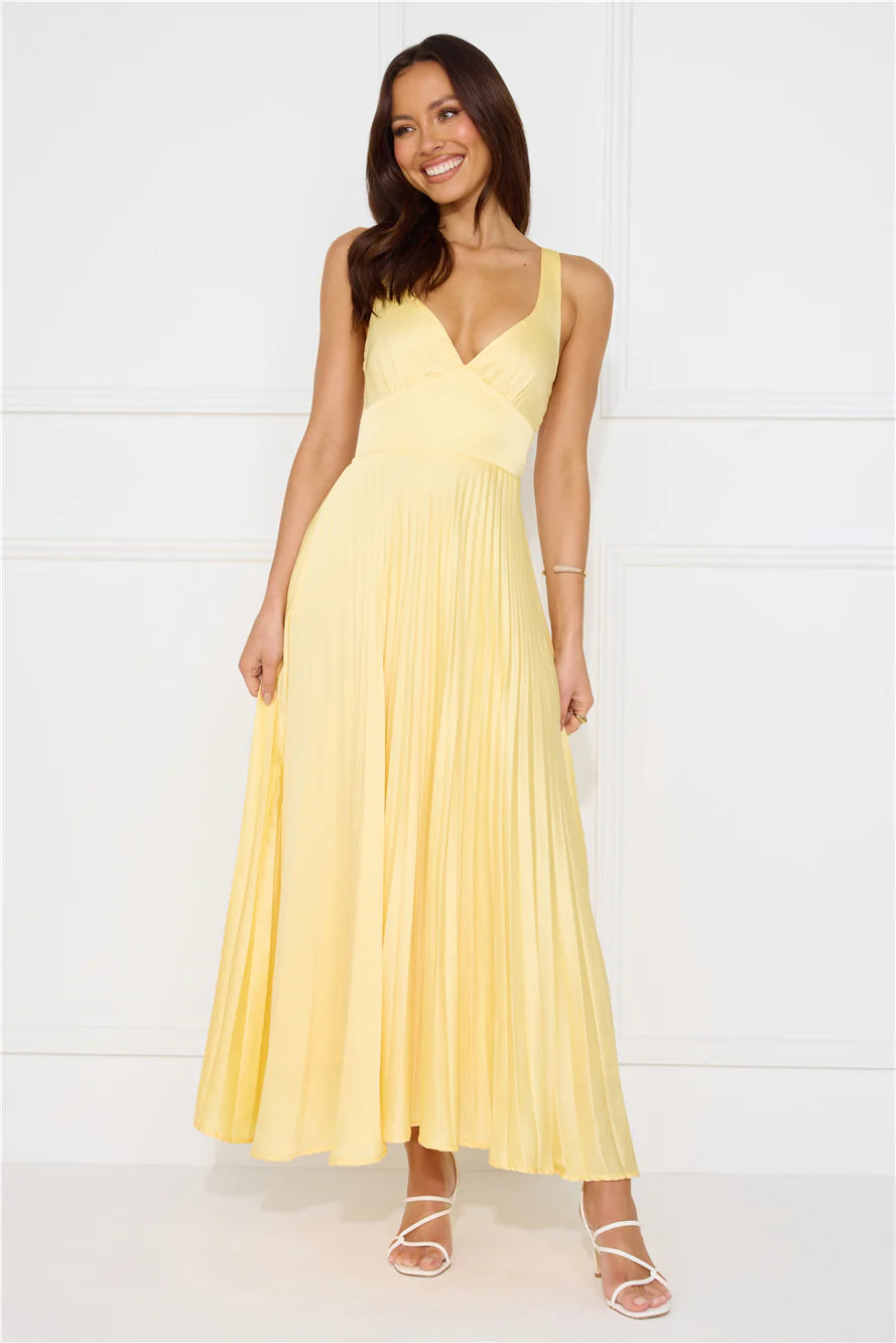 Lemon Grace Maxikleid