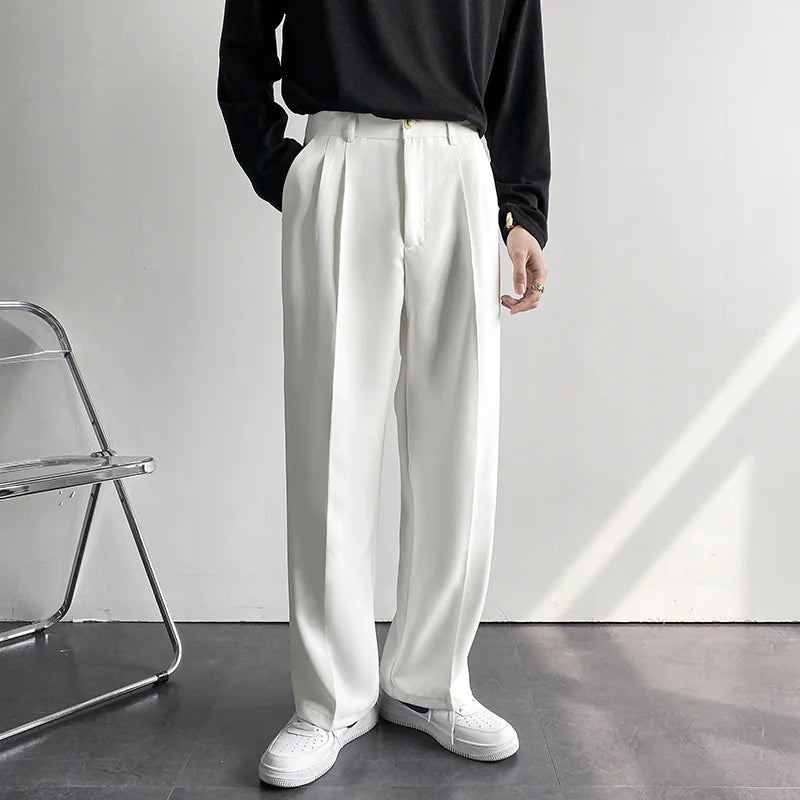 Noir Slim Fit straight hose