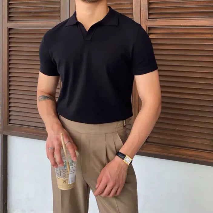 Noir Luxe Slim T-Shirt