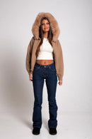 Elegance Kunstpelz Jacke
