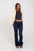 Elegance Kunstpelz Jacke