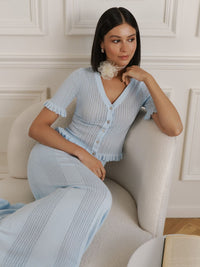 Serena-Set aus Shirt & Maxirock