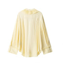 Ruffle Bluse - Buttergelb