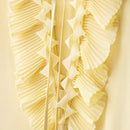Ruffle Bluse - Buttergelb