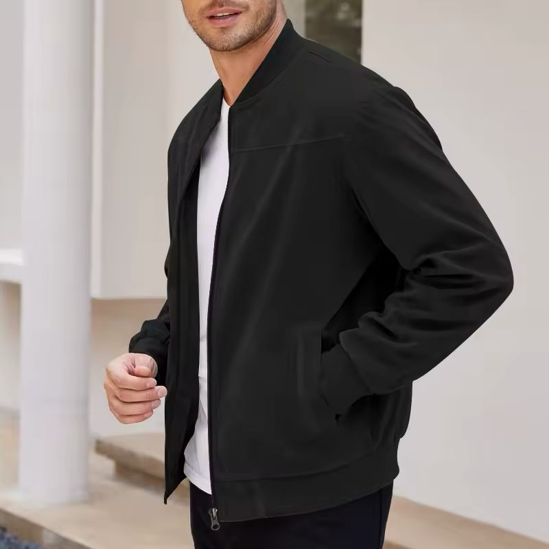 Noir-Wildlederjacke