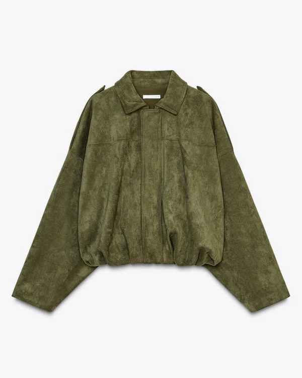 Oversize Verve Wildlederjacke