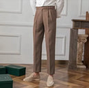 Noir Slim-Fit Cropped Anzugshose