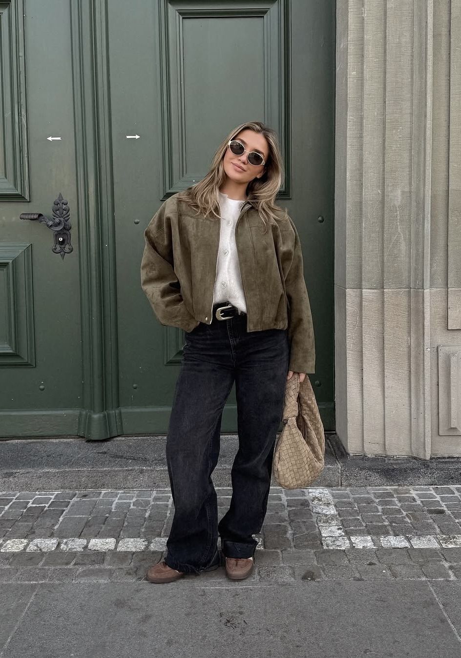 Oversize Verve Wildlederjacke