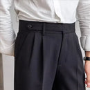 Noir Slim-Fit Cropped Anzugshose