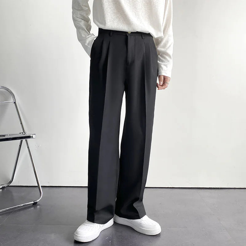 Noir Slim Fit straight hose
