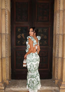 Santorini Maxikleid mit Cut-Outs