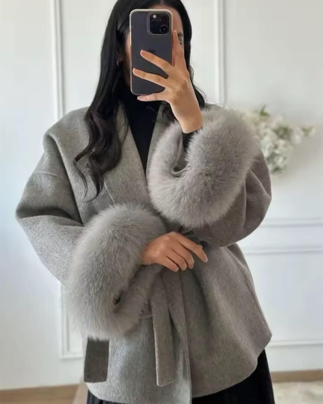 für kunstpelzjacke