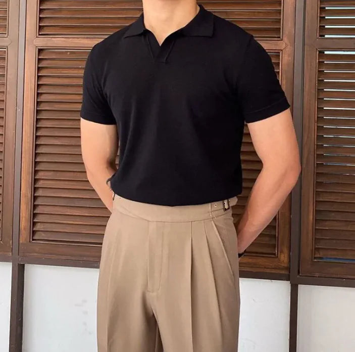 Noir Luxe Slim T-Shirt