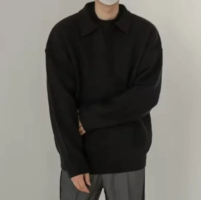 Noir Comfort Knit Sweater